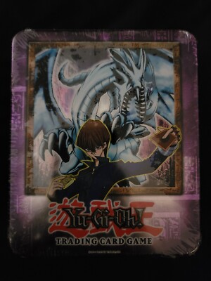 Yu-Gi-Oh! Blue Eyes White Dragon 2002 Sealed Collectible Tin! RARE Unopened-image