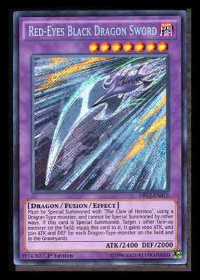 DRL2-EN012 Red-Eyes Black Dragon Sword - NM - 1st Edition - Secret Rare-image