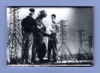 GODZILLA *2X3 FRIDGE MAGNET* JAPAN FICTIONAL MONSTER MOVIES FILMS CULTURAL ICON-image