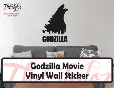 Godzilla Movie Custom Wall Vinyl Sticker-image