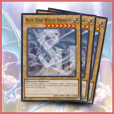 YuGiOh Blue-Eyes White Dragon x3 | Kaiba-image