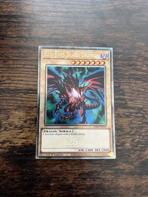 Red-Eyes Black Dragon Artwork 1 QCSR Quarter Century RA04-EN109 Yu-Gi-Oh!-image