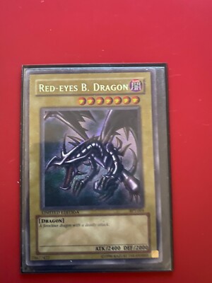 1x Red Eyes Black Dragon BPT-005 LIMITED EDITION Moderately Played YUGIOH-image