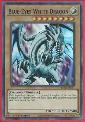 Yugioh - Blue-Eyes White Dragon - Ultra Rare Holographic - 1st Edition Card-image