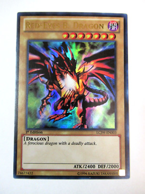 Yugioh! LP Red-Eyes B. Dragon - LCJW-EN003 - Ultra Rare - 1st Edition LP-image