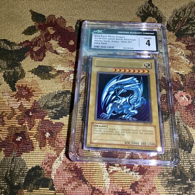 Blue-Eyes White Dragon SDK-001 Starter Deck: Kaiba-Unlimited Graded CGC 4-image