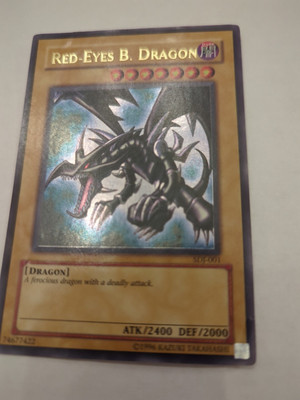 Red-Eyes B. Dragon SDJ-001 Unlimited Edition Holo Rare-image