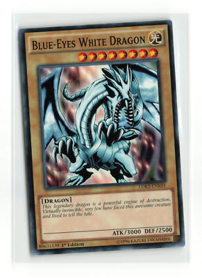 BLUE-EYES WHITE DRAGON LDK2-ENK01 1st EDITION YUGIOH TCG NM-image