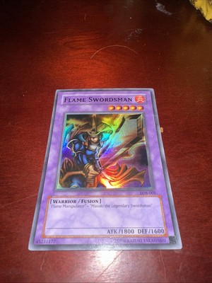 Yu-Gi-Oh! TCG Flame Swordsman Legend of Blue Eyes White Dragon LOB-EN003 -image