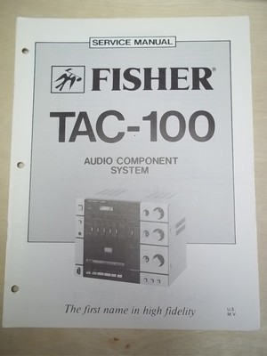 Fisher Service/Repair Manual~TAC-100 Audio System-image