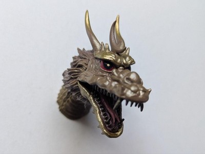 Godzilla Kong Empire F Prize Monster Head Magnet King Ghidra with Box Used-image