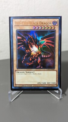 Yu-Gi-Oh! Red Eyes Black Dragon LC01 EN006 LIMITED Edition Ultra Rare NM-image