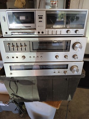 fisher studio standard amplifier with tape deck and tuner. -image