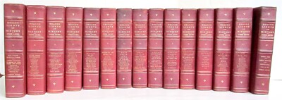 1888-1902 BEACON'S LIGHTS OF HISTORY 15 VOLUMES COMPLETE SET antique ILLUSTRATED-image