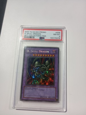 Yu-Gi-Oh! 1996 TCG B.Skull Dragon Limited Edition BPT-006 PSA 8-image