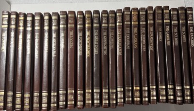 Vintage Lot of 24 The Old West Time Life Books Collection Book Set 1970s Ed  VG-image