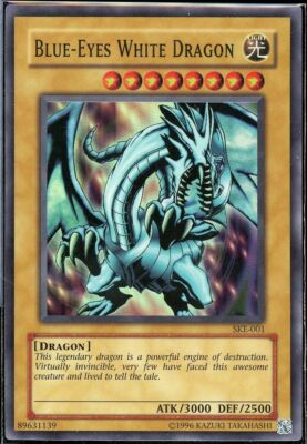 Yugioh SKE-001 Blue-Eyes White Dragon Unlimited Super Rare Normal-image