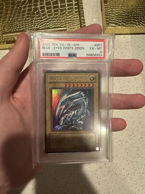 2002 Yu-gi-oh! Starter Deck Blue-Eyes White Dragon SDK-001 - PSA 6-image