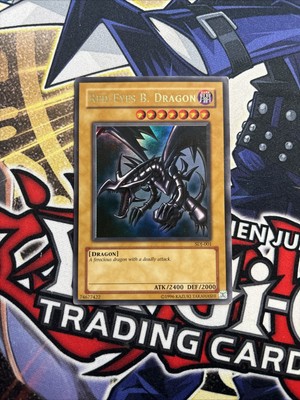 (STO) Yu-Gi-Oh! TCG Red-Eyes B. Dragon Joey SDJ-001 Unlimited MP (3)-image