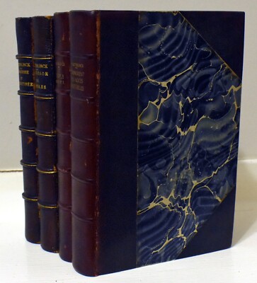 Maeterlinck Four Volume Set Possible First Edition L'Ornament Sagesse Tresor-image