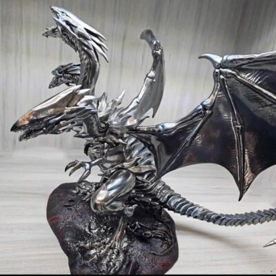 Yu-Gi-Oh! Blue-Eyes White Dragon Figure – 25cm PVC Collectible Anime Toy-image