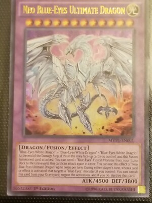 Neo Blue-Eyes Ultimate Dragon MVP1-EN001 Ultra Rare 1st Ed NM-image