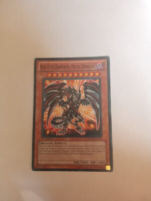 Yu-Gi-Oh! Red-Eyes Darkness Metal Dragon SDDC-EN013 1st Edition mint condition-image
