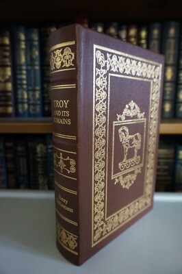 TROY & ITS REMAINS Schleimann Gryphon Ancient Classics Leather-image