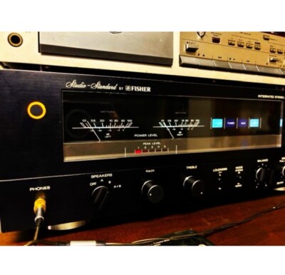 Vintage Fisher CA-880 Studio Standard Integrated Amplifier  Tested Works-image
