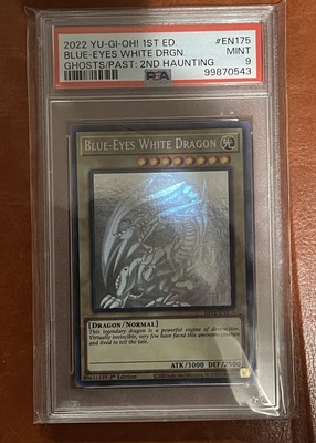 Yugioh - PSA 9 Mint - Blue Eyes White Dragon - Ghost Rare - GFP2-image
