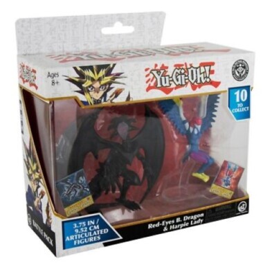 Yu-Gi-Oh! 2 Figure Battle Pack - Red-Eyes Black Dragon & Harpie Lady-image