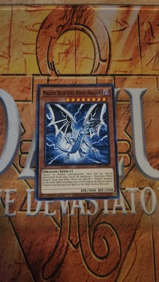 MALEFIC BLUE-EYES WHITE DRAGON LDS2-EN005 COMMON 1ST EDITION NM Yugioh -image