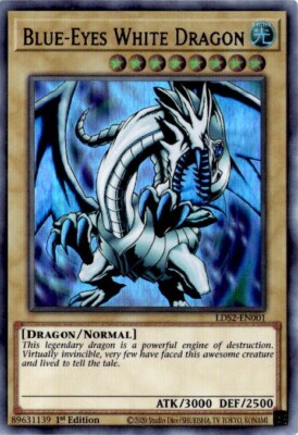 Blue-Eyes White Dragon (Purple) - LDS2-EN001 - Ultra Rare - 1st Edition x1-image