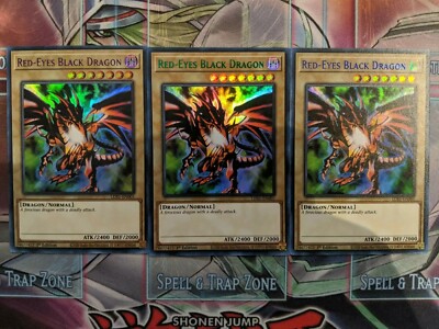 Red-Eyes Black Dragon - LDS1EN001 - Green Blue Purple Text-image