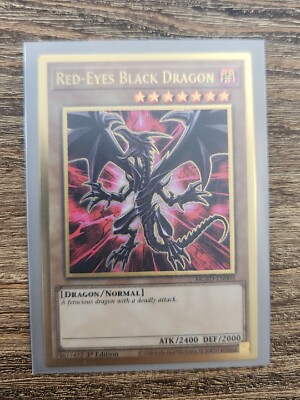 Yugioh Red-Eyes Black Dragon Gold El Dorado Near Mint-image