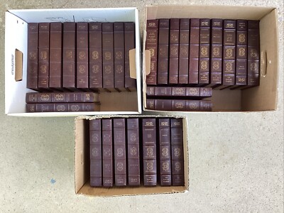 Lot 29 Harvard Classics Leather 1980 Tennessee To Whitman-image