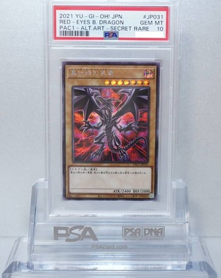 Yu-Gi-Oh! Psa10 Complete Secret: Red-Eyed Black Dragon, Red Eyes Different Illus-image