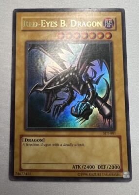 Yugioh Red-Eyes B. Dragon SDJ-001 Ultra Rare MP-image