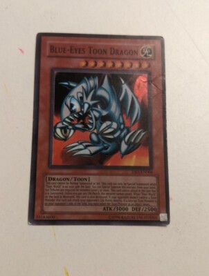 Blue eyes toon dragon DB1 super rare Yu-Gi-Oh card-image