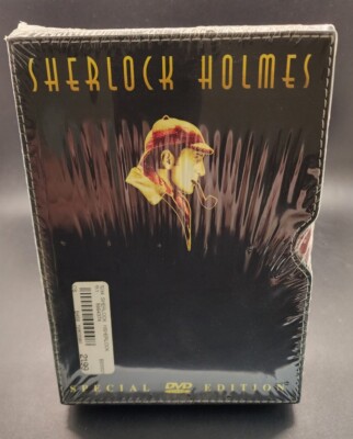Sherlock Holmes Collection 4 DVD Set Leather Bound Case New Dressed to Kill ++++-image