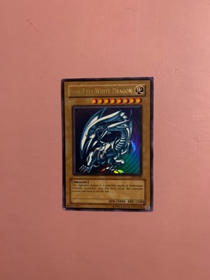 2002 Yu-Gi-Oh Blue-Eyes White Dragon #SDK-001 Rare Card-image