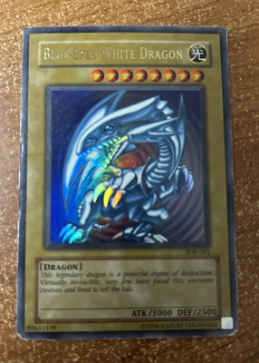 Blue-Eyes White Dragon YUGIOH SDK-001 Holofoil-image