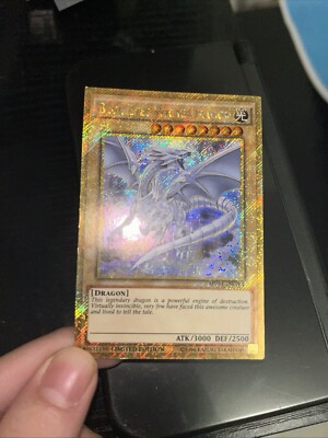 Blue-Eyes White Dragon (Gold Secret Rare) MVP1-ENGV4 The Dark Side of Dimensions-image