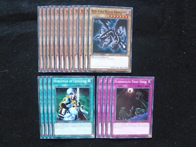 YU-GI-OH 20 CARD RED-EYES BLACK DRAGON SPEED DUEL DECK *READY TO PLAY*-image