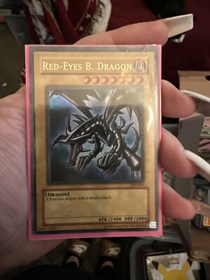 Red Eyes Black Dragon SDJ-001 1st Edition good condition -image