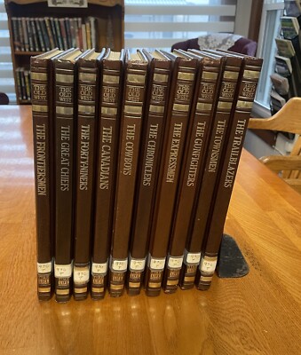 The Old West Set Of 10 TIME-LIFE Series Books The Trailblazers The Gunfighters-image