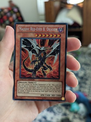 YU-GI-OH! MALEFIC RED-EYES B. DRAGON YMP1-EN001 LIMITED EDITION SECRET RARE-image