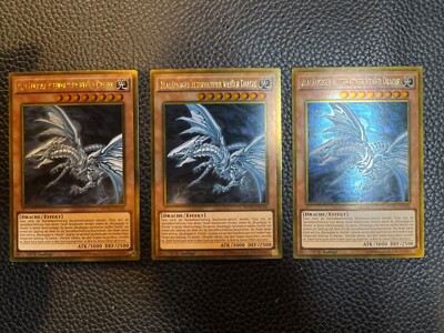 YuGiOh German - Blue-Eyes Alternative White Dragon MVP1-DEG46 (Gold Rare)(NM)X 3-image