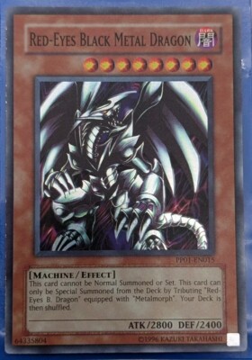YUGIOH RED EYES BLACK METAL DRAGON PP01-EN015 SUPER RARE LPEC-image