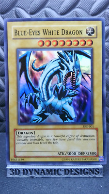 | Yugioh Blue-Eyes White Dragon SKE-001 Super Rare Starter Kaiba Evo NM- 🔥 |-image